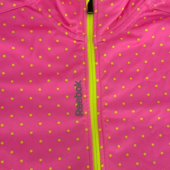 Reebok Top Play Dry Women’s Pullover Pink 1/4 Zip Size Large - Picture 5 of 6